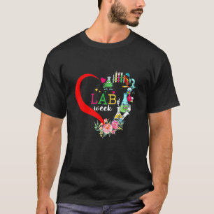 Camiseta Laboratory Tech Heart Technologist de Lab Week 202