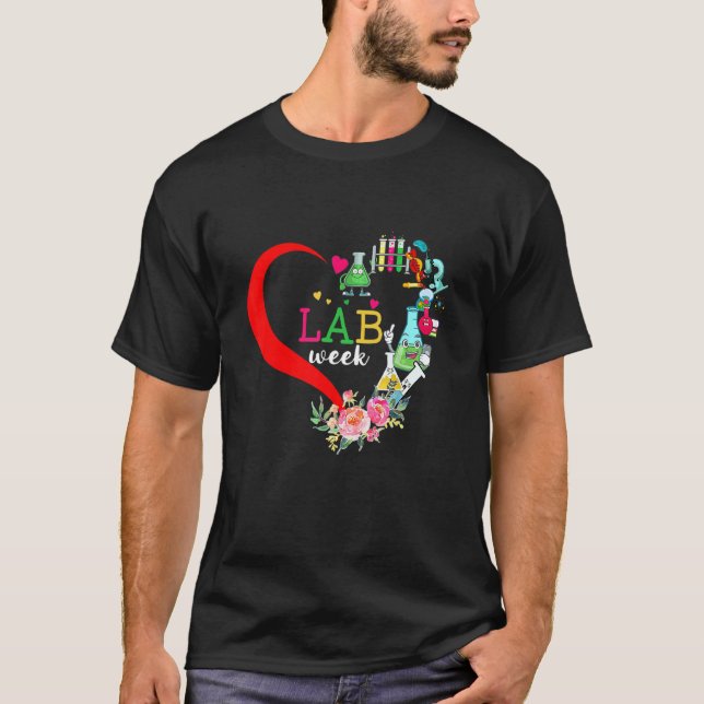 Camiseta Laboratory Tech Heart Technologist de Lab Week 202 (Anverso)