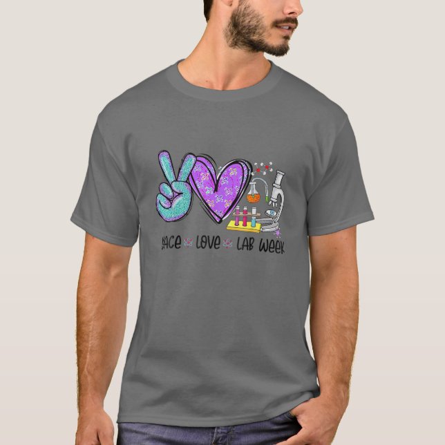 Camiseta Laboratory Tech Technolog de Peach Love Lab Week 2 (Anverso)