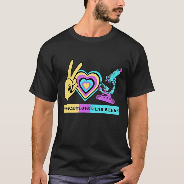 Camiseta Laboratory Tech Technolog de Peach Love Lab Week 2 (Anverso)