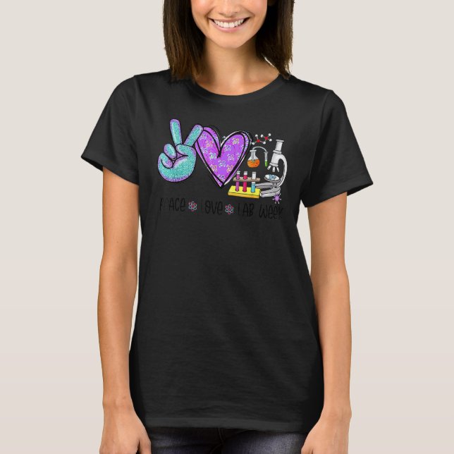 Camiseta Laboratory Tech Technolog de Peach Love Lab Week 2 (Anverso)
