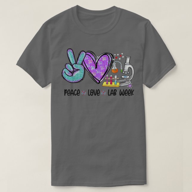 Camiseta Laboratory Tech Technolog de Peach Love Lab Week 2 (Diseño del anverso)