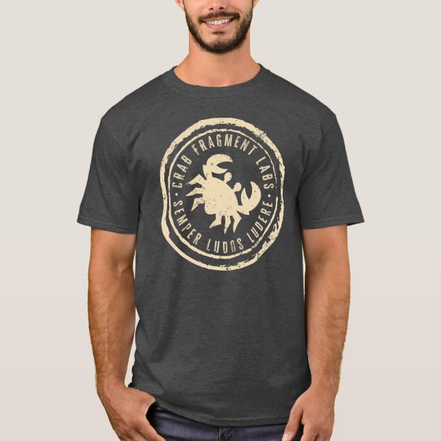 Camiseta Labores de fragmento de cangrejo (Sempre Ludos) (Anverso)
