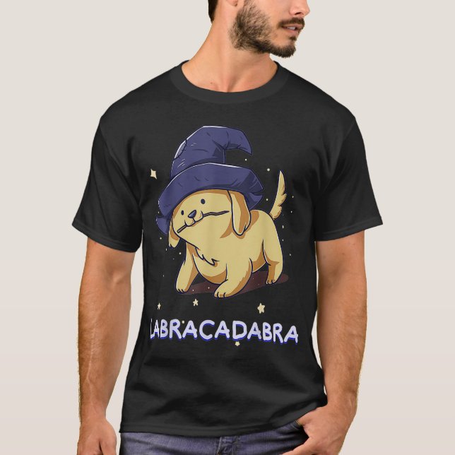 Camiseta Labracadabra Labrador Recuperador Perro Dueño de P (Anverso)