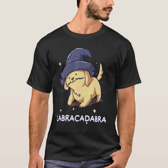 Camiseta Labracadabra Labrador Recuperador Perro Dueño de P (Anverso)