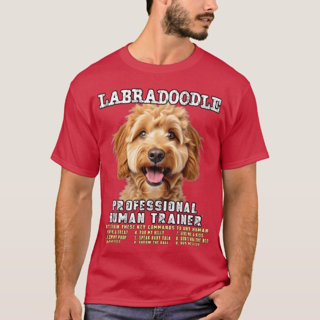 Camiseta Labradle Professional Hurainer Labra Doodle creati (Anverso)