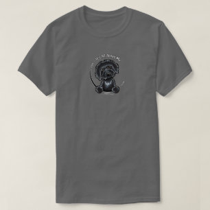 Camiseta Labradodle negro es todo sobre mí Arte fuera de co