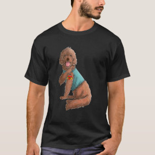 Camiseta Labradoodle: Amo el Día de la Madre Tattoo
