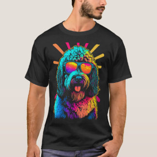 Camiseta Labradoodle Arte Único Colorido