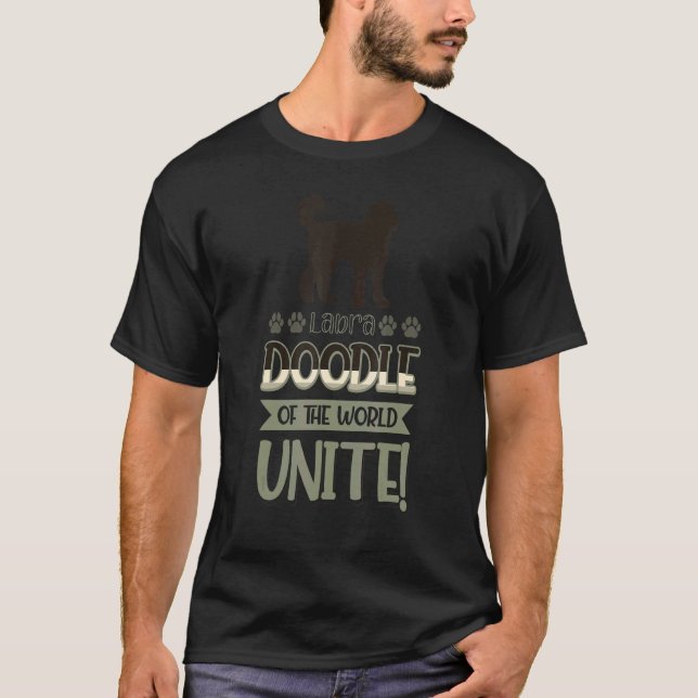 Camiseta Labradoodle Del Mundo Unir Al Perro 3 (Anverso)
