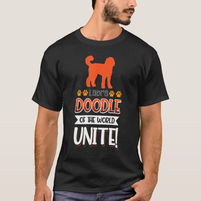 Camiseta Labradoodle Del Mundo Unir Perro 2 (Anverso)
