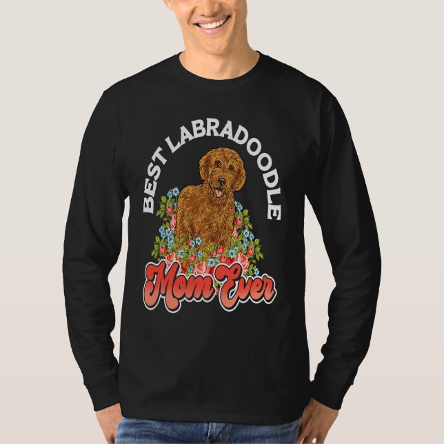 Camiseta Labradoodle Dog  Best Labradoodle Mom Ever (Anverso)