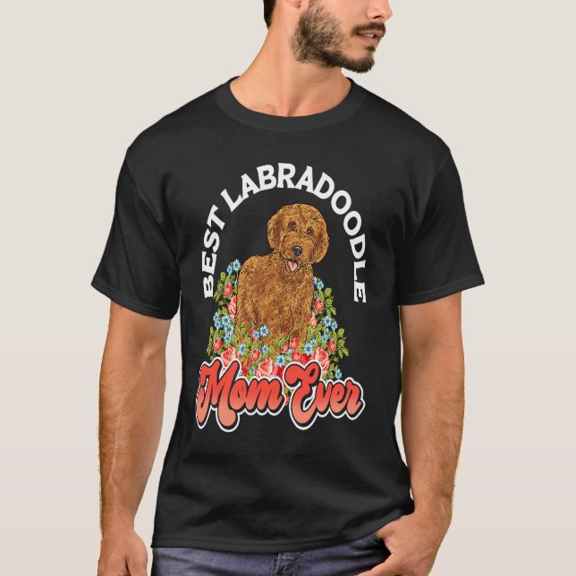Camiseta Labradoodle Dog  Best Labradoodle Mom Ever (Anverso)