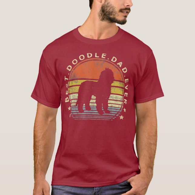 Camiseta Labradoodle, el dueño del mejor doodle Dad Dog Lov (Anverso)