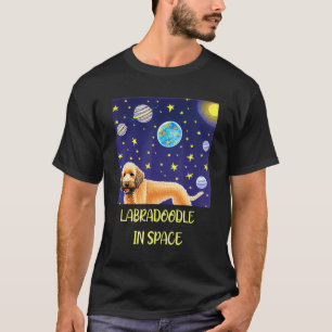 Camiseta Labradoodle en el espacio mejor perro de la histor