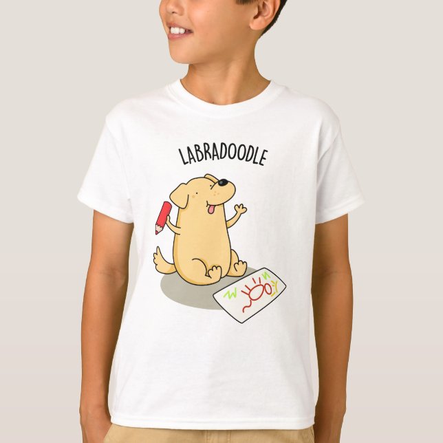 Camiseta Labradoodle Funny Labrador Perro Pun (Anverso)