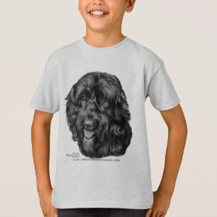 Camiseta Labradoodle negro