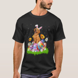 Camiseta Labradoodle Perro Caza de Huevos de Pascua Conejo