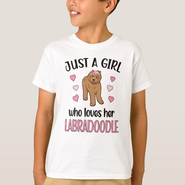 Camiseta Labradoodle Perro Chica Perro Lover Labradoodle Ma (Anverso)