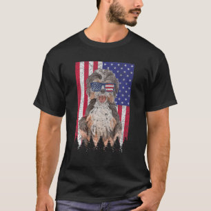 Camiseta Labradoodle Perro Patriótico Orgullo USA Bandera A