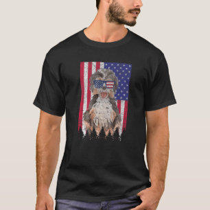 Camiseta Labradoodle Perro Patriótico Orgullo USA Bandera A