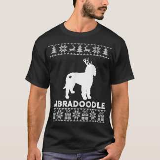 Camiseta Labradoodle Perro Pet Lover Navidades feos