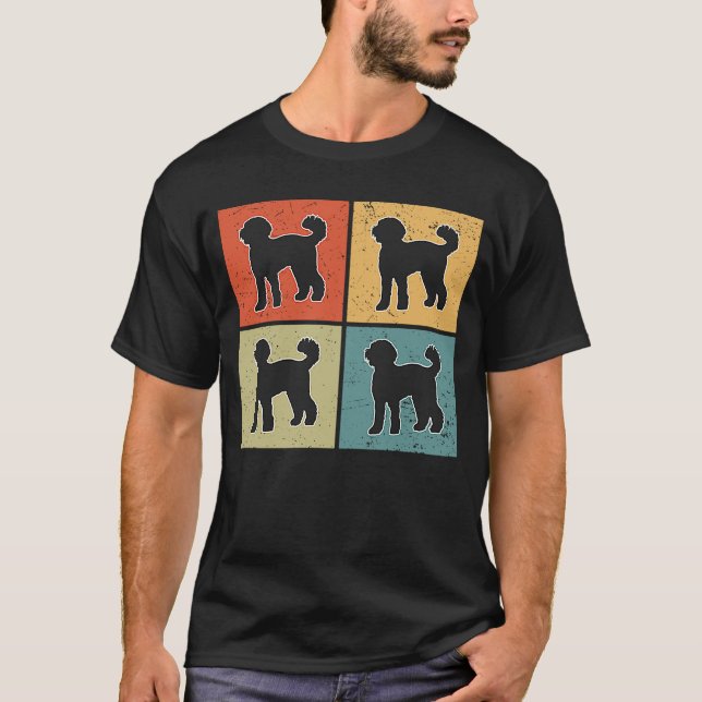 Camiseta Labradoodle Vintage  4 (Anverso)