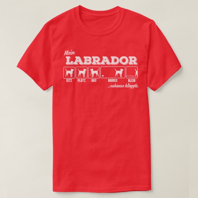 Camiseta Labrador 2 (Diseño del anverso)