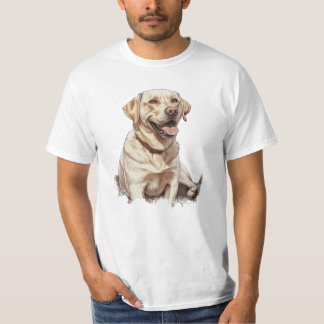 Camiseta Labrador ama arte de perro fotorrealista