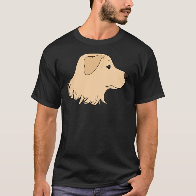 Camiseta Labrador amarillo 332 (Anverso)