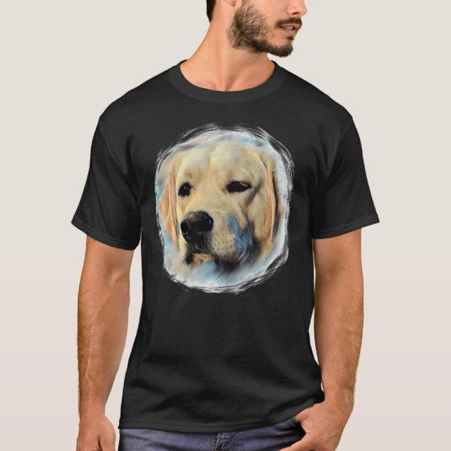 Camiseta Labrador amarillo recuperador 33 (Anverso)