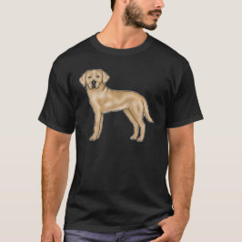 Camiseta Labrador amarillo recuperador canino Personalizado