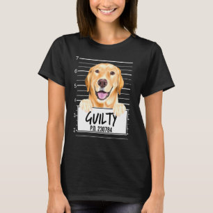 Camiseta Labrador amarillo recuperador Mugshot Guilly Dog