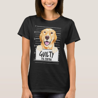 Camiseta Labrador amarillo recuperador Mugshot Guilly Dog