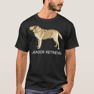 Camiseta Labrador amarillo recuperador perro loco