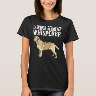 Camiseta Labrador amarillo recuperador perro sabio