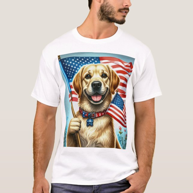 Camiseta Labrador Americano - Siempre Fiel (Anverso)