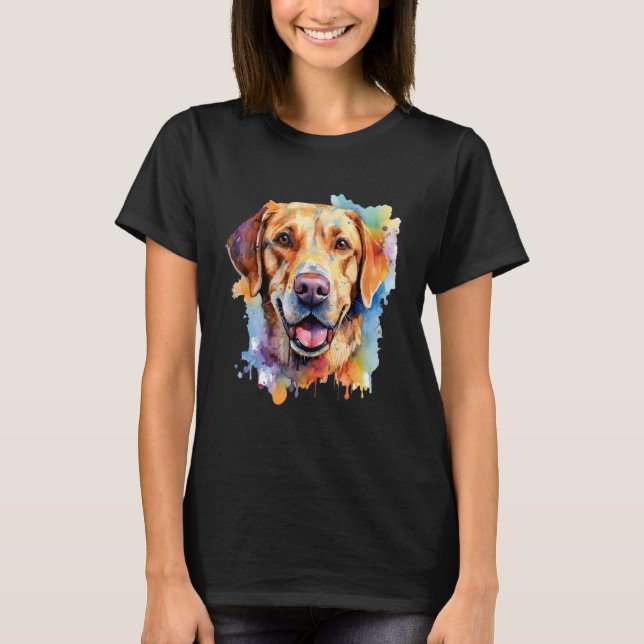 Camiseta Labrador - Arte de Labrador (Anverso)