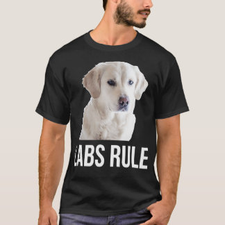 Camiseta Labrador blanco recupera los laboratorios de regla