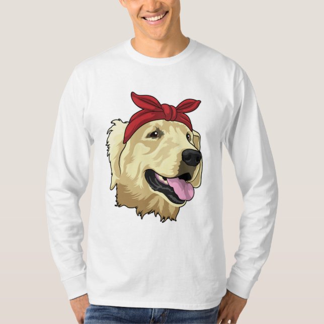 Camiseta Labrador con Bandana (Anverso)