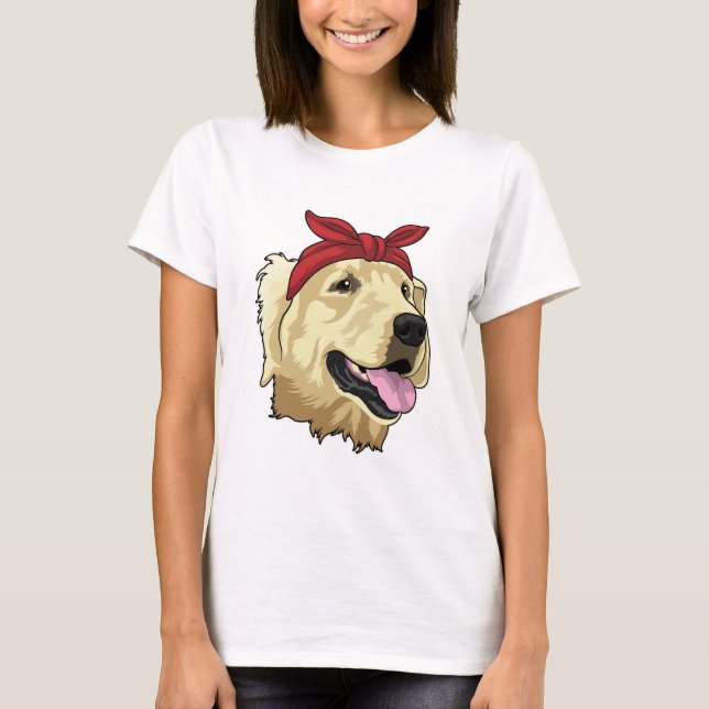 Camiseta Labrador con Bandana (Anverso)