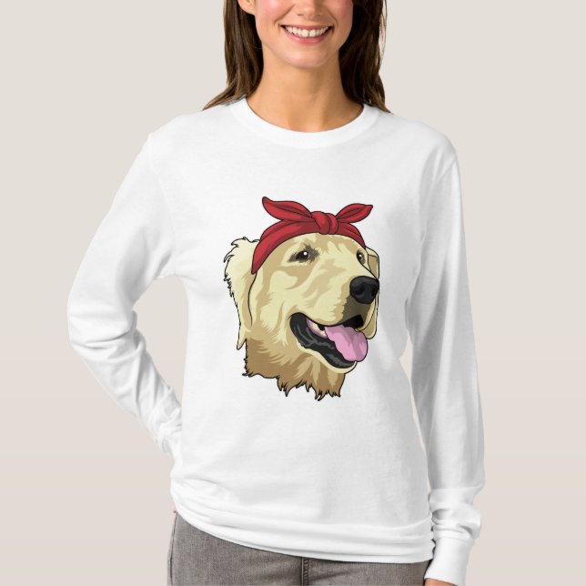 Camiseta Labrador con Bandana (Anverso)