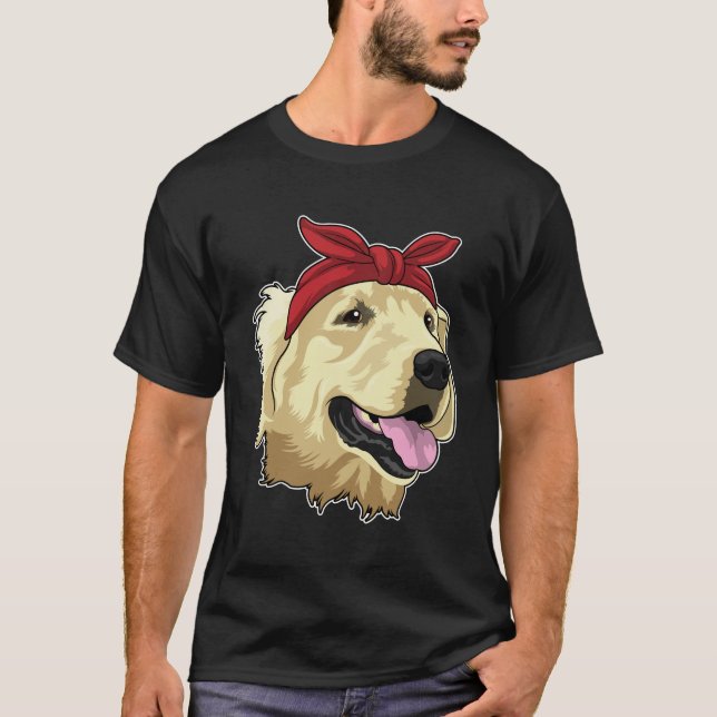 Camiseta Labrador con Bandana (Anverso)