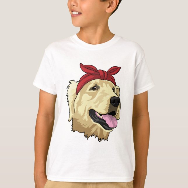 Camiseta Labrador con Bandana (Anverso)