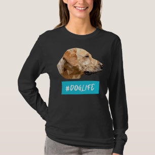 Camiseta Labrador con poca vida de pollos