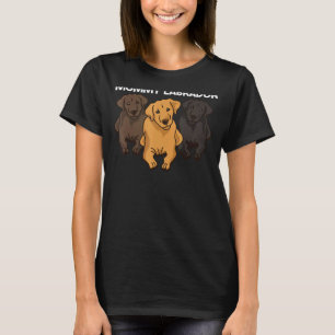 Camiseta Labrador Cuto Para Mujeres Mamás Cachorro Animal 1