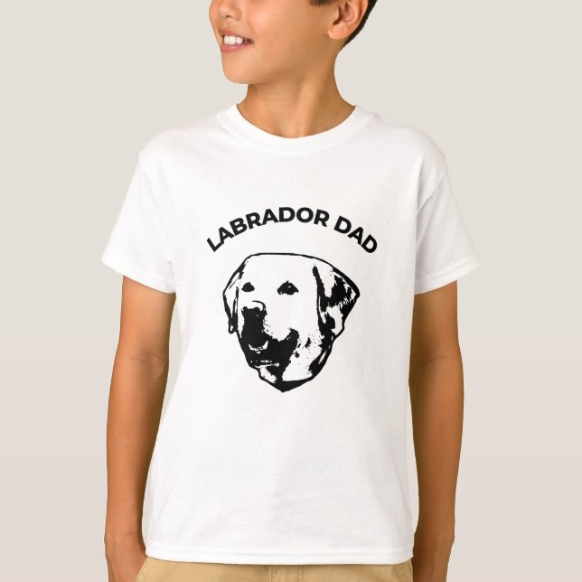 Camiseta Labrador Dad T-Shirt (Anverso)