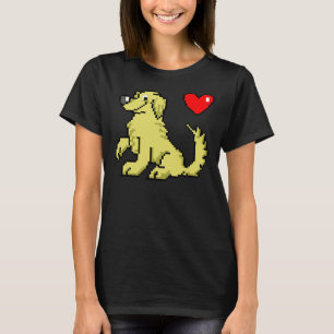 Camiseta Labrador de 8 bits