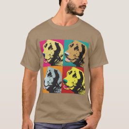 Camiseta Labrador de arte pop