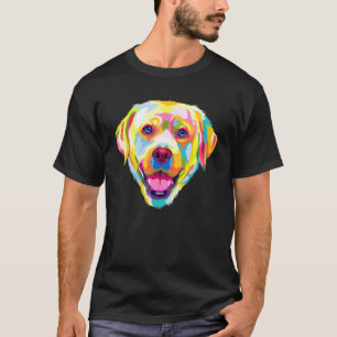 Camiseta Labrador de arte pop recuperador de Guay Lab Hombr